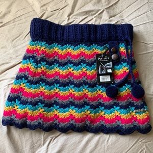 NWT Size Small Moshiki Garima 100% Wool Handmade Skirt